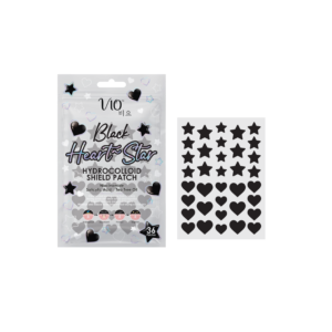 Vio Acne Patch Black Heart Star - 36 Patches